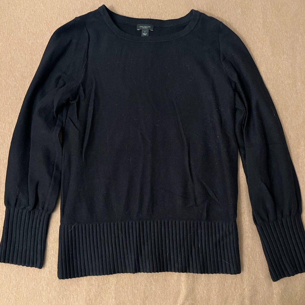 Ann Taylor Black Womens Sweater